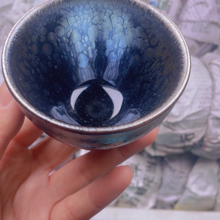 茶盏建窑建盏微瑕主人杯