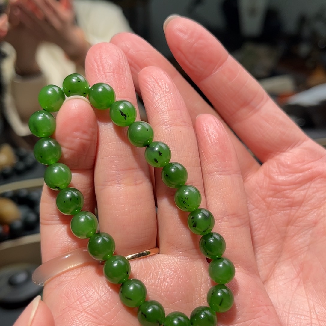 和田玉手链未镶嵌A****8