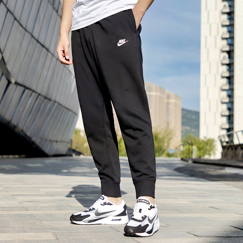 NIKE耐克黑色裤子男新款运动裤跑步健身训练休闲小脚裤长裤BV2680