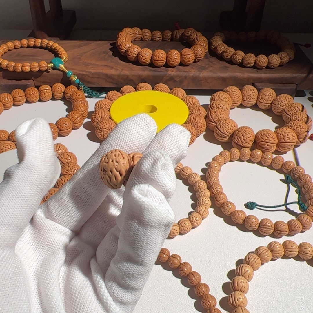 .***文玩核桃手串野生桃核 