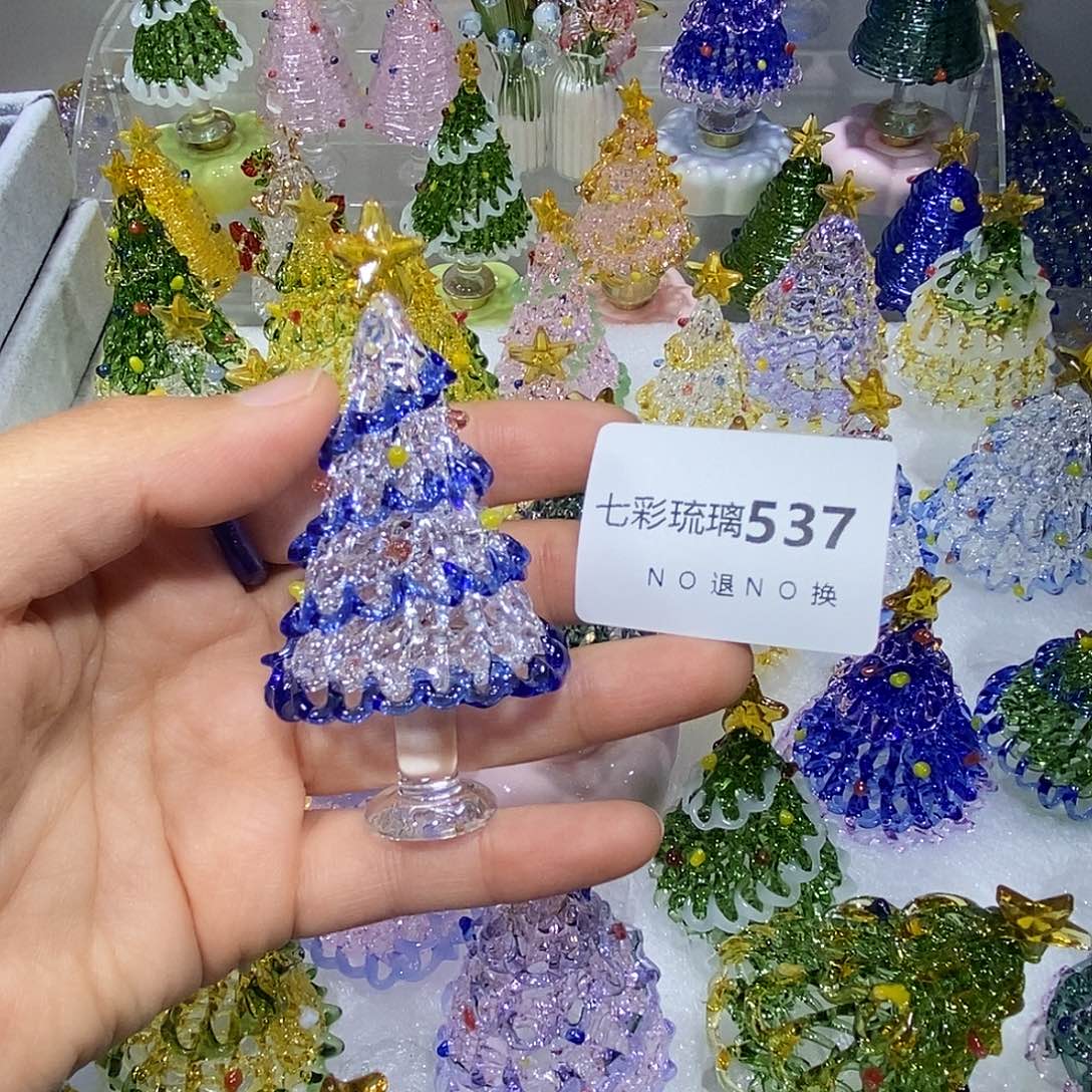林***处玻璃颈饰537白兰圣诞树
