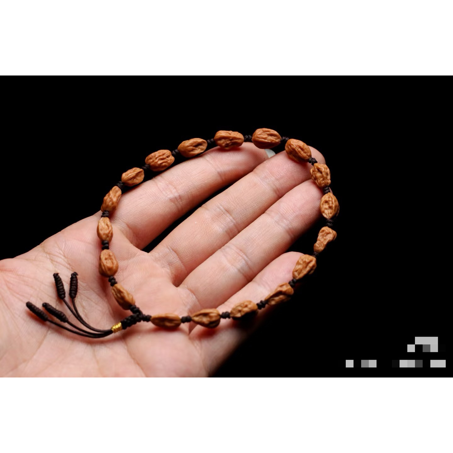 嵩山一代蛤蟆头异形小瓜子手串