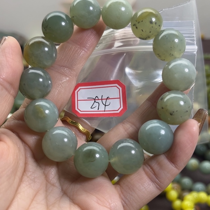 蛇纹石玉未镶嵌手链