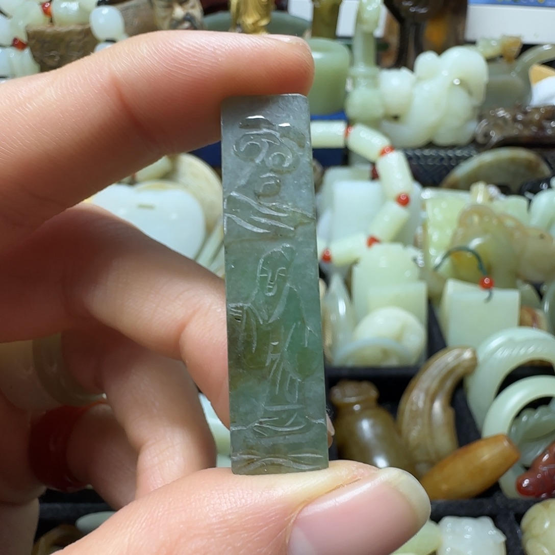 和田玉（糖玉）未镶嵌颈饰瓷瓷瓷瓷瓷瓷瓷