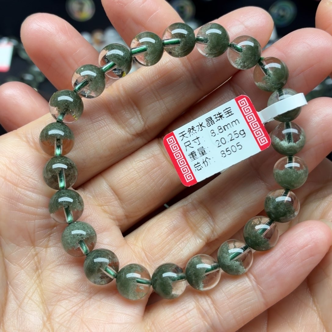 水晶手链未镶嵌天然水晶