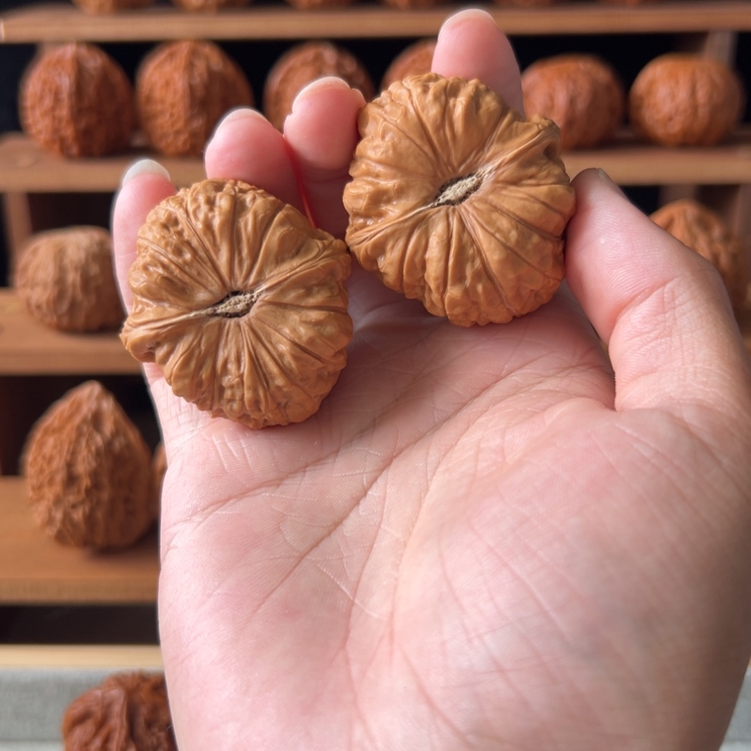 核桃把件42全品南瓜饼