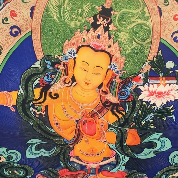 爱***爸卷轴画唐卡作品欣赏