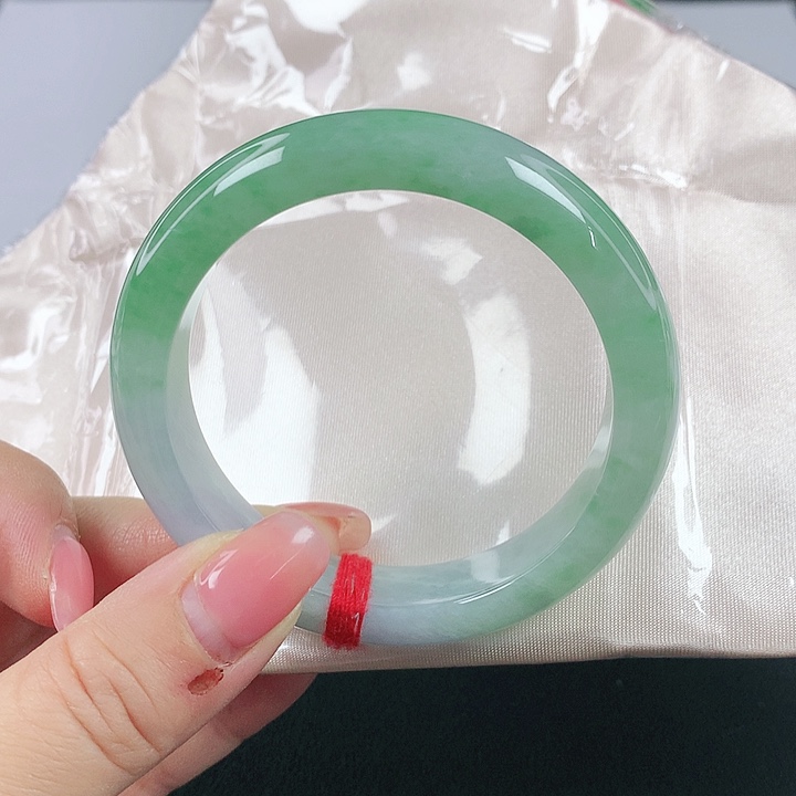 未镶嵌手镯翡翠豆*龙翡翠800