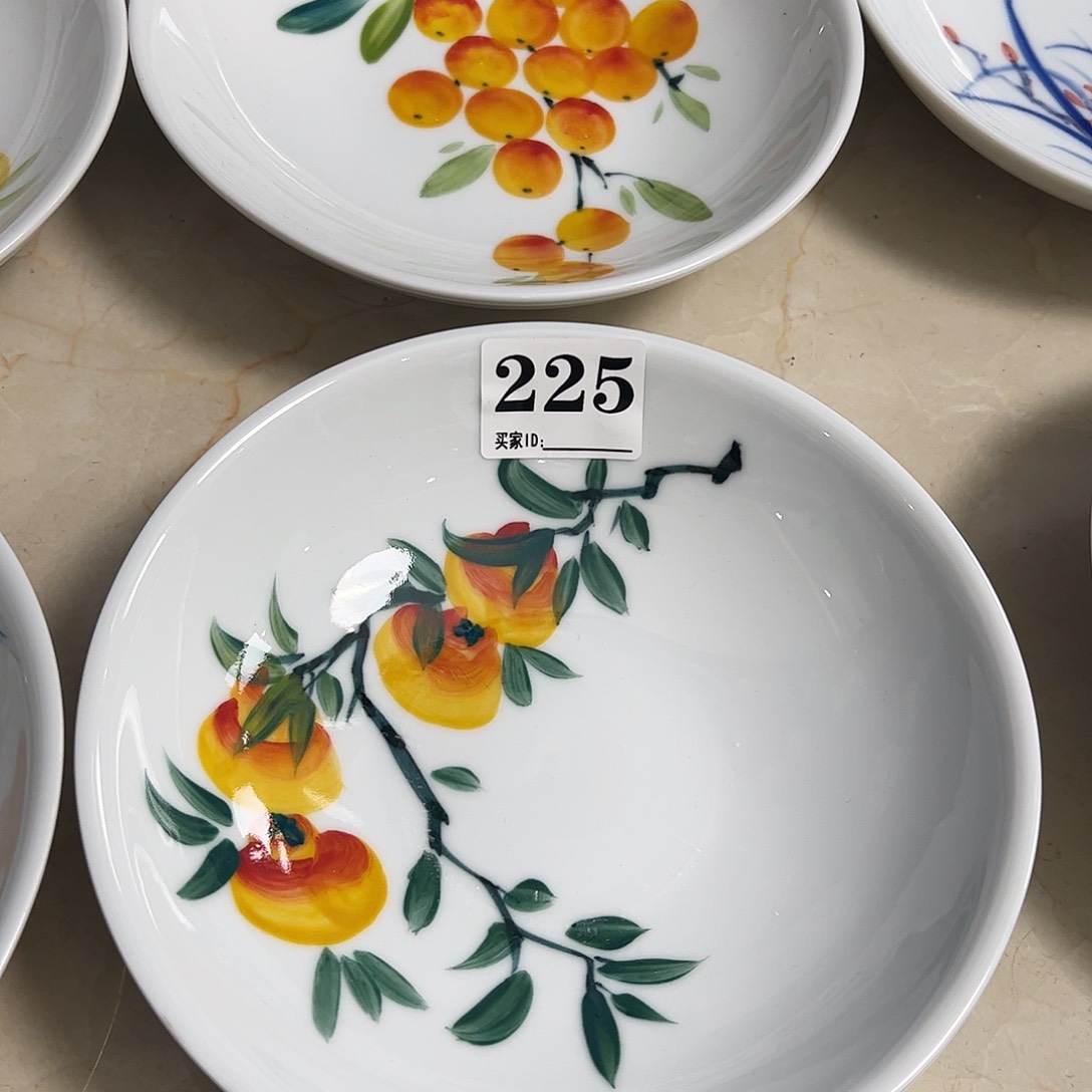 瓷片景德镇陶瓷手工手绘制作