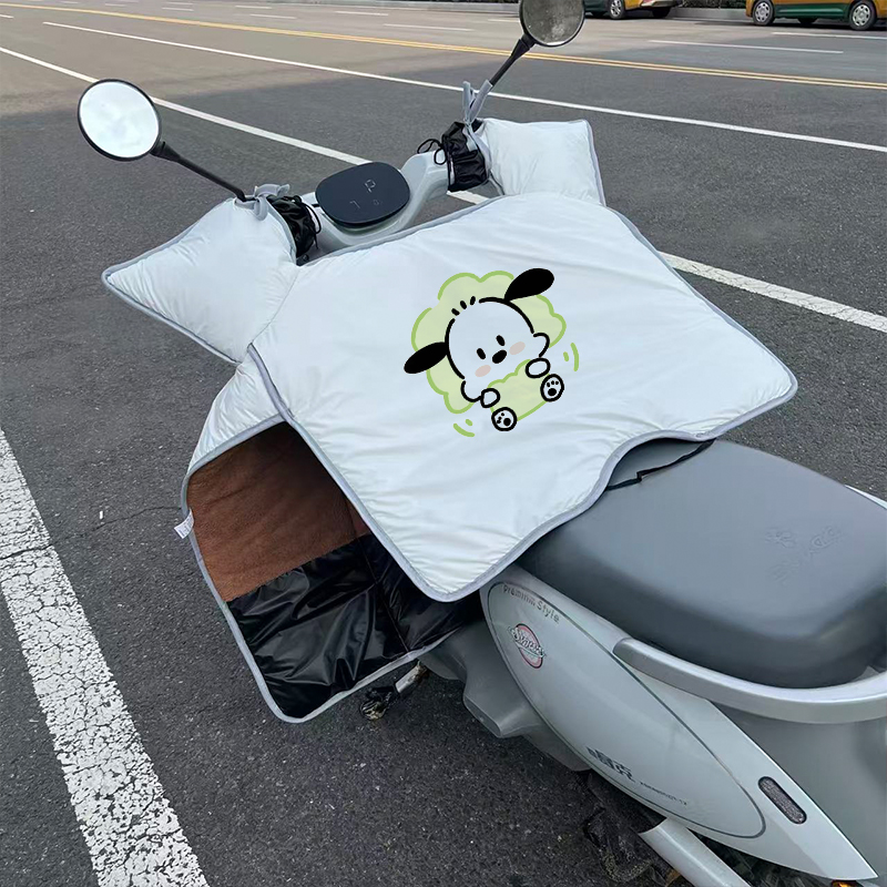 2025新款冬季电动车挡风被加绒加厚防风防寒通用摩托车三轮车适用