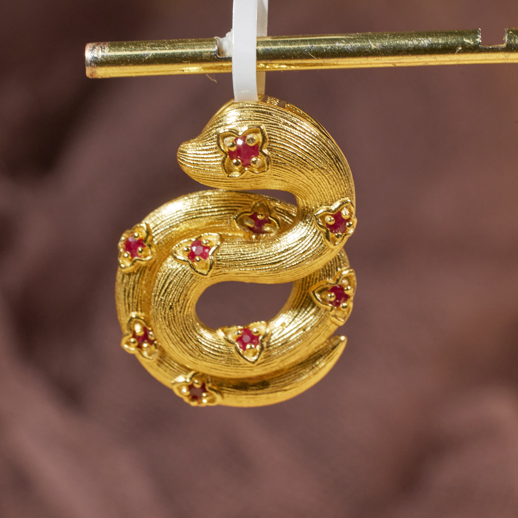 【玉峰珠宝丨安娜严选】红宝石吊坠S925银【W8527】多样性发一