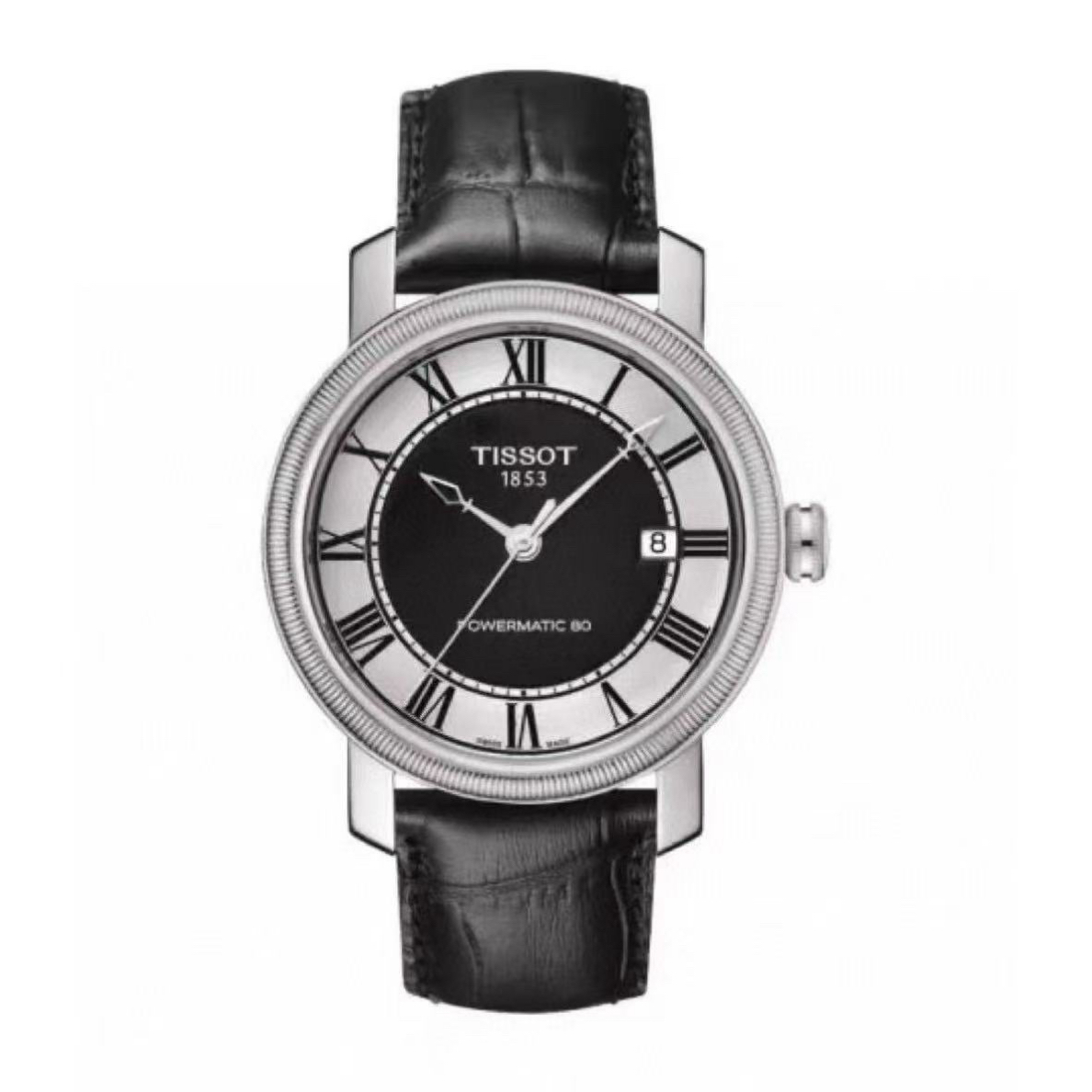99新 Tissot/天梭 经典港湾系列男士/表径40mm