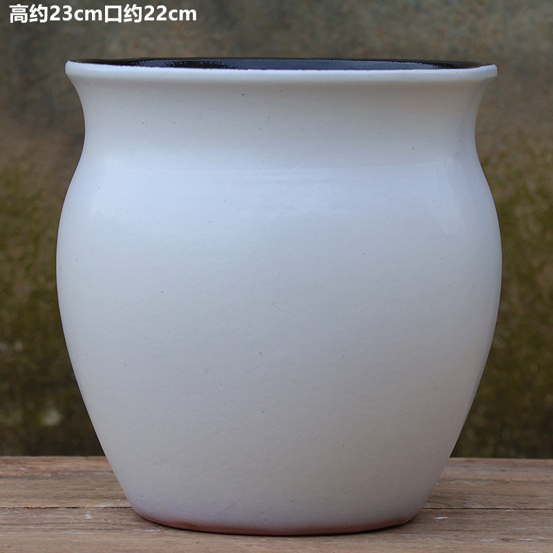 大口径粗陶花盆家用透气适合多种绿植花卉室内摆放