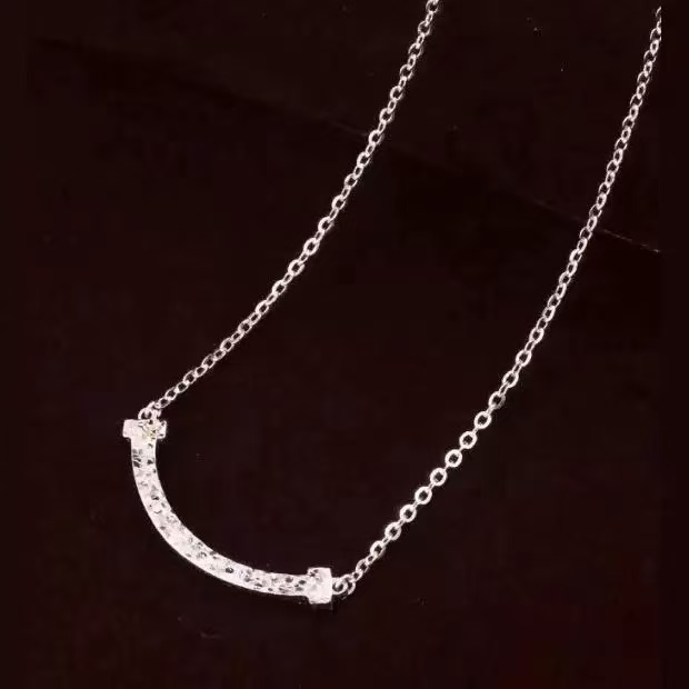 链子925银 925银项链  笑脸设计小众百搭轻奢项链