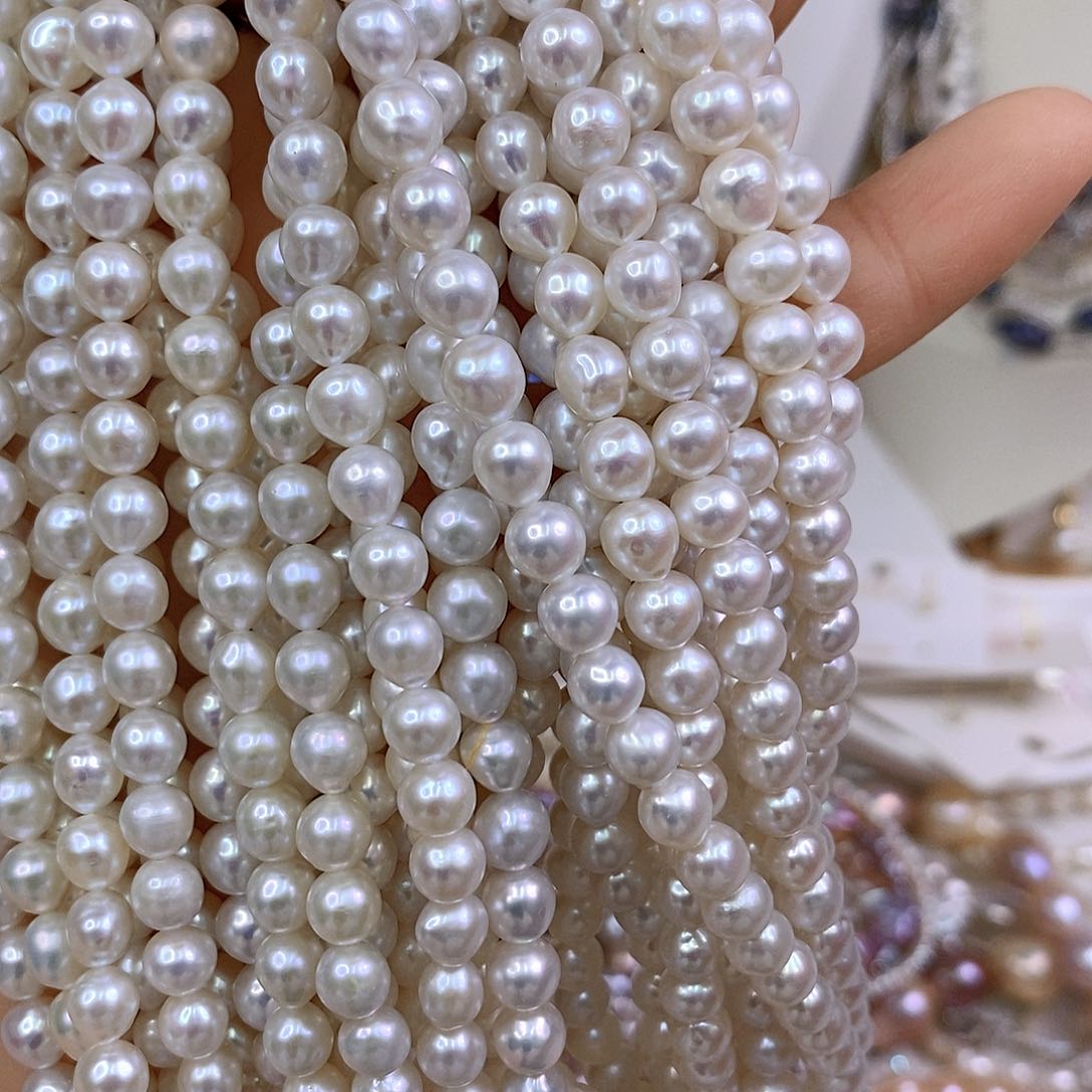 淡水珍珠手绳合金