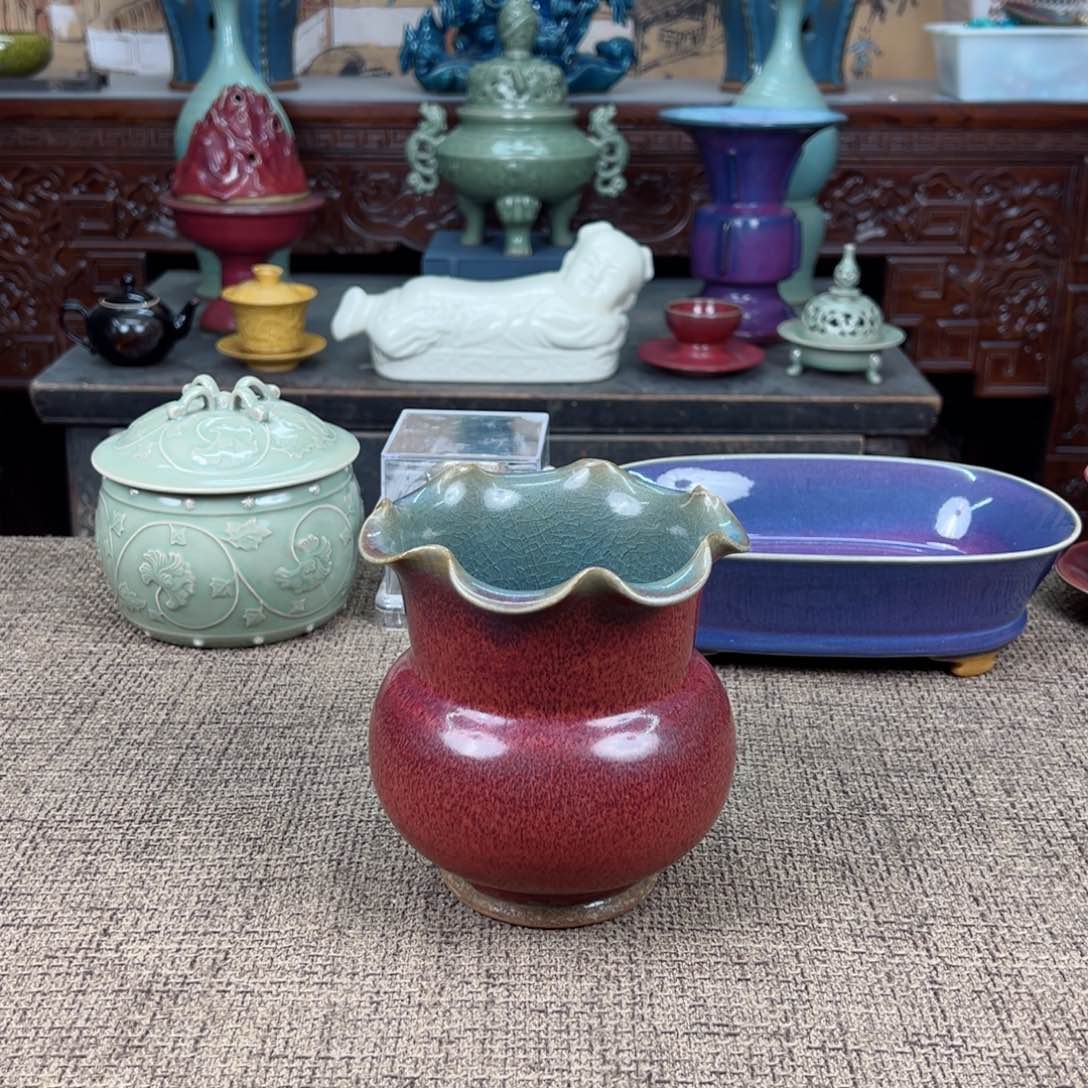 Lao窑瓷直播间正能量陶瓷艺术品正能量