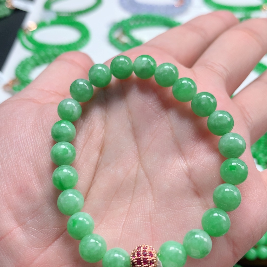 翡翠未镶嵌手链翡翠