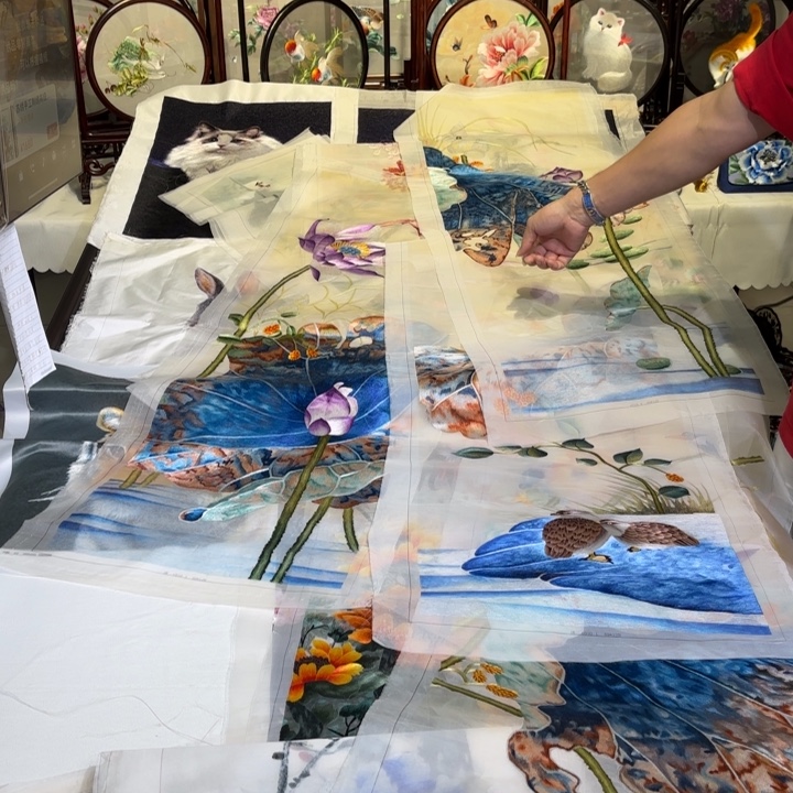 织绣纯手工制作大的