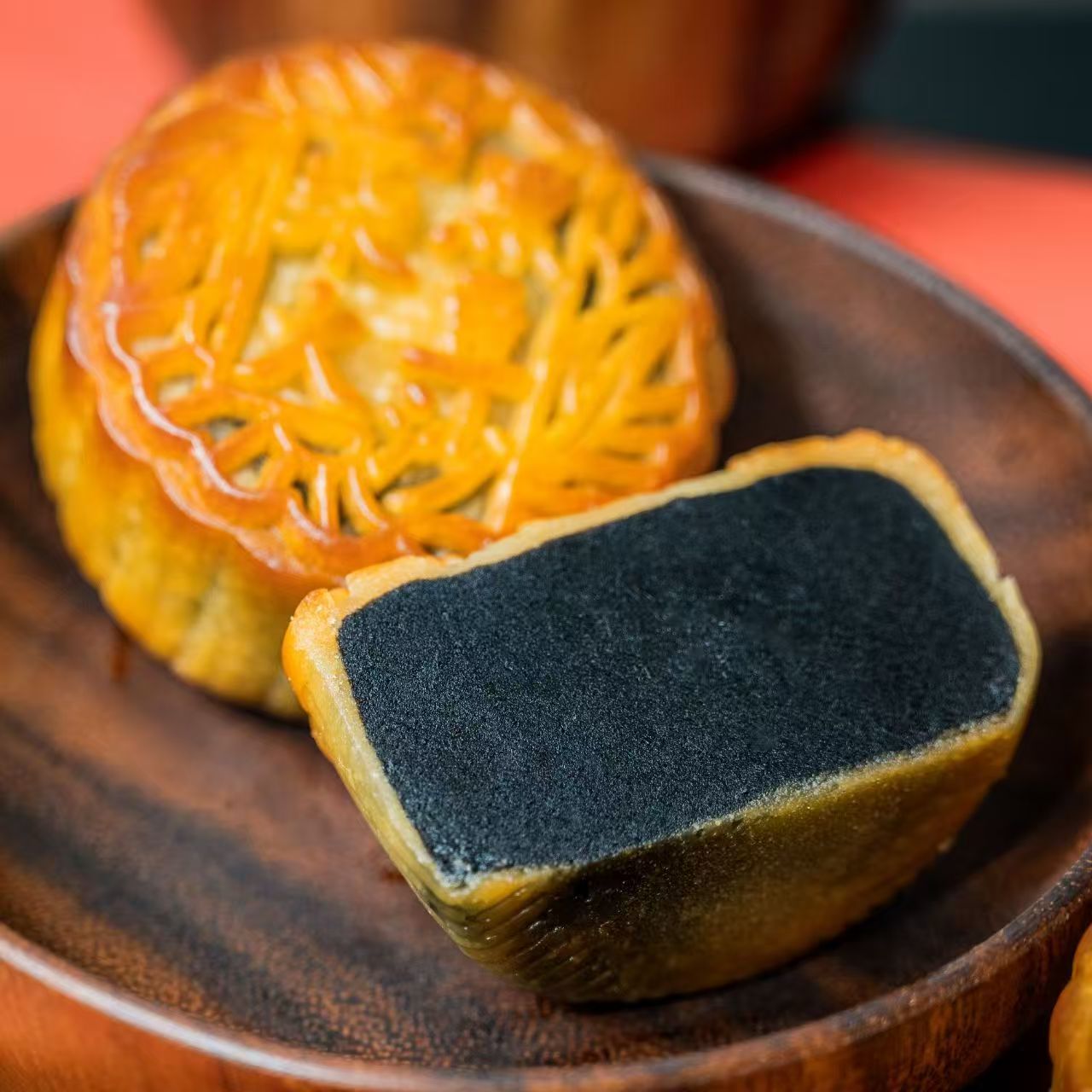 虔州兴嘉华广式黑豆沙月饼传统中秋纯手工月饼零食糕点125g/个