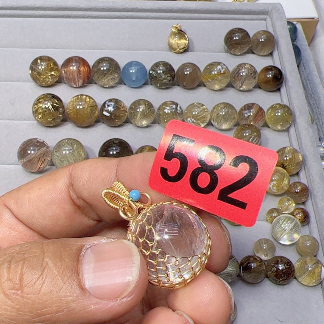 烟晶手链未镶嵌天然水晶