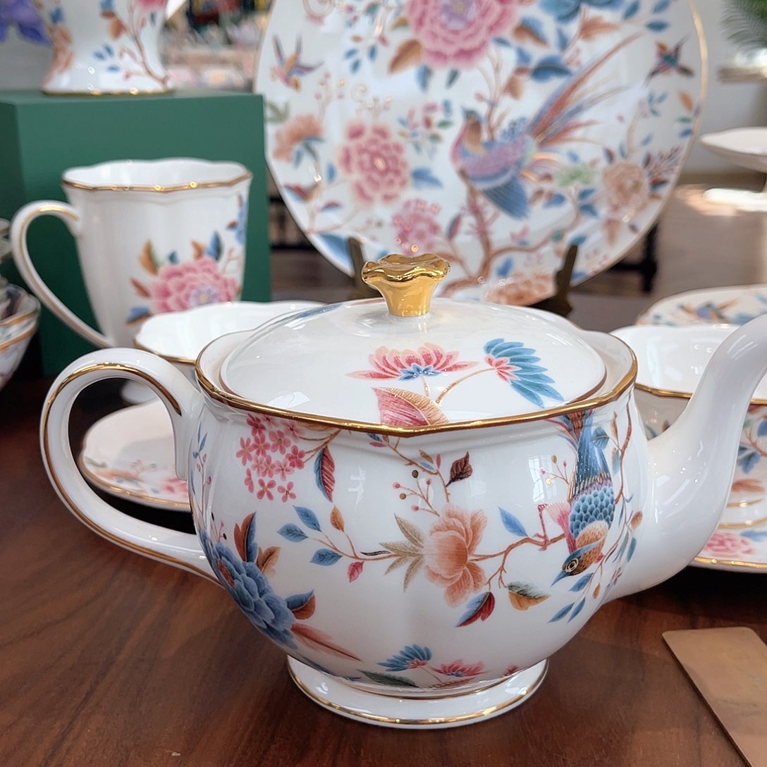 骨瓷茶壶—————————