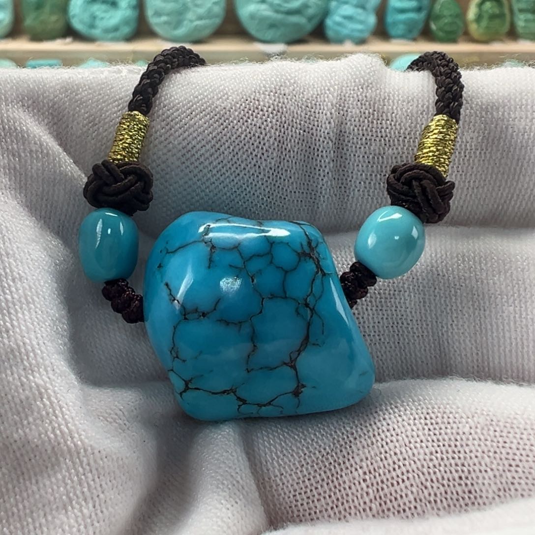 未镶嵌绿松石随形19.5mm