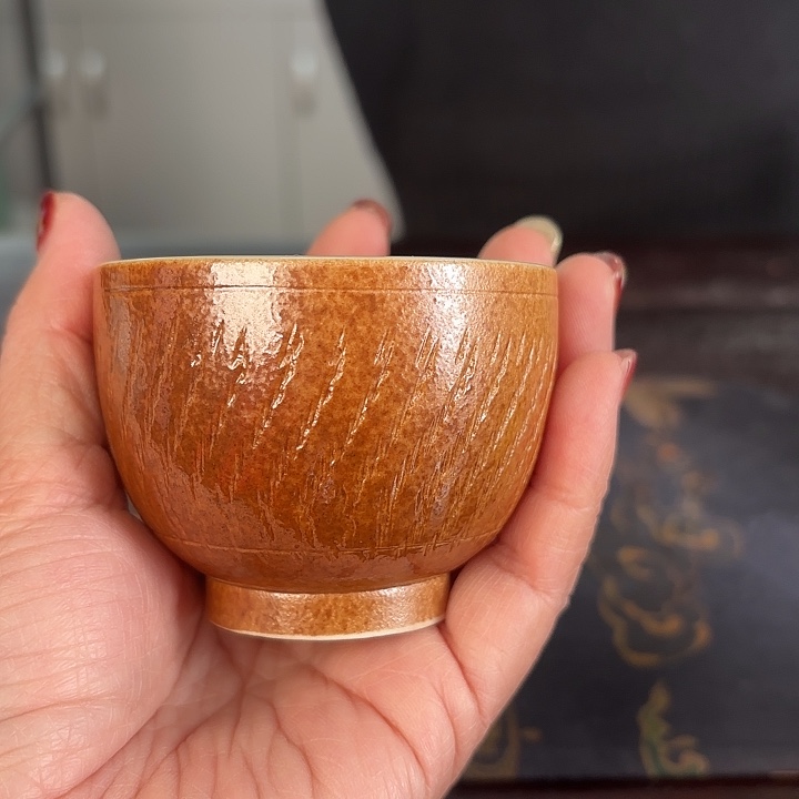 龙泉云间青瓷小米茶器