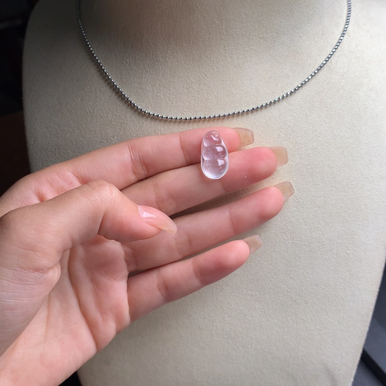 【闪购商品】翡翠颈饰未镶嵌豆子×1佳