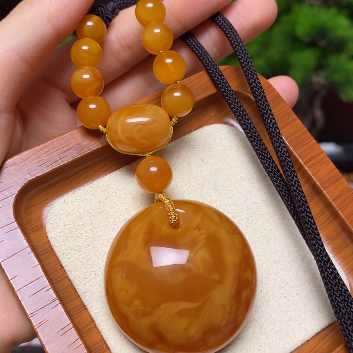 【闪购商品】蜜蜡颈饰未镶嵌项链