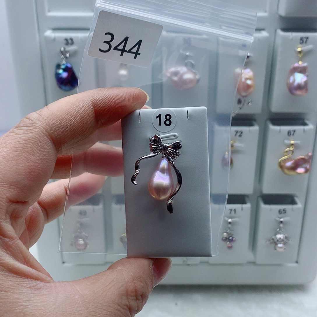 吊坠(不含链)淡水珍珠合金