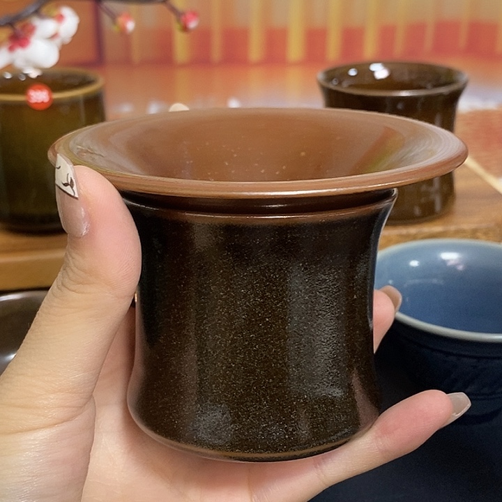 日***光摆件柴烧主人杯一一一