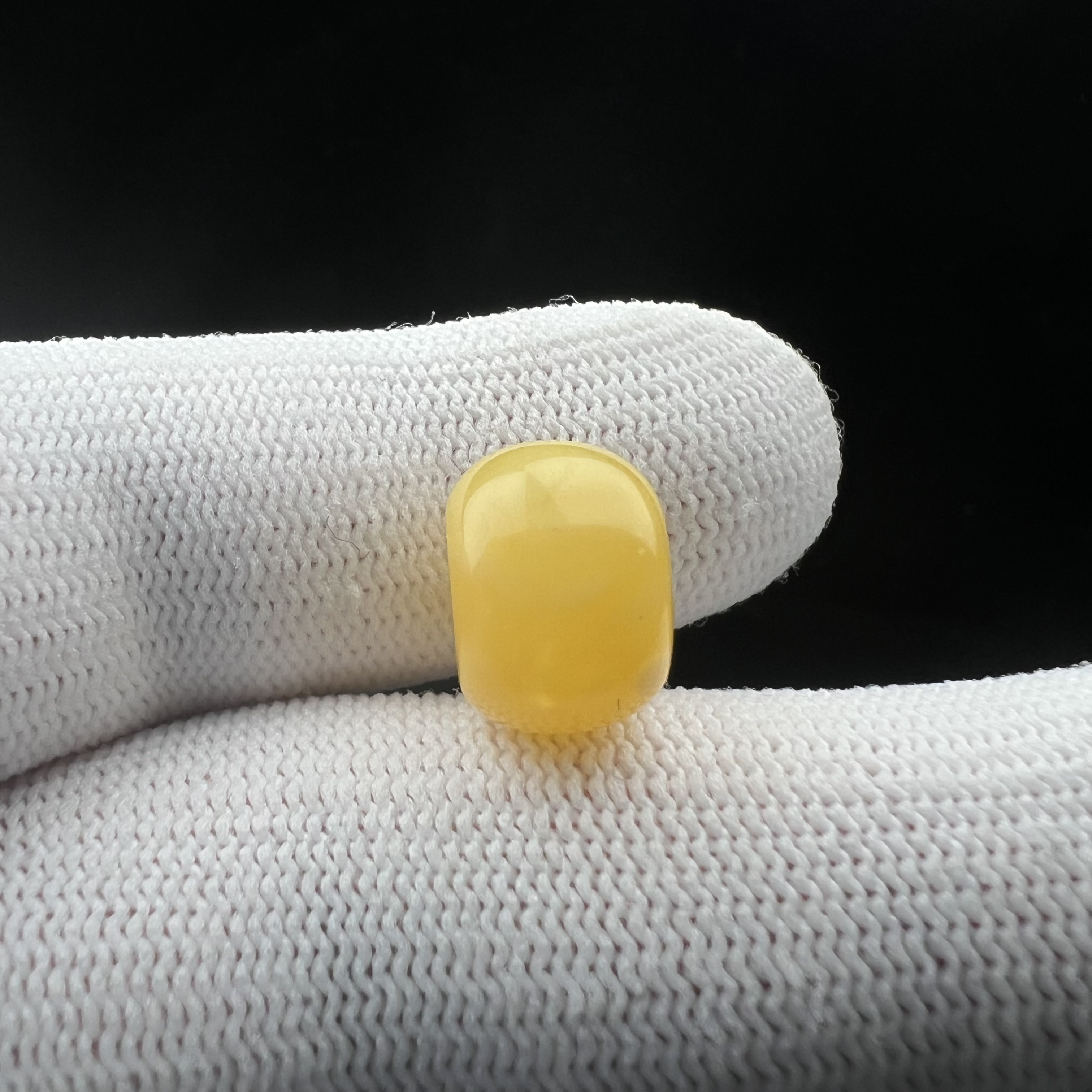 B4973天然原矿蜜蜡瑕疵特价墩子13*9.3mm支持复检假一罚十