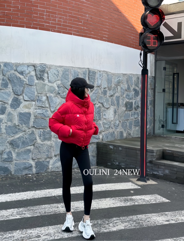 欧货洋气羽绒服高品质不跑毛