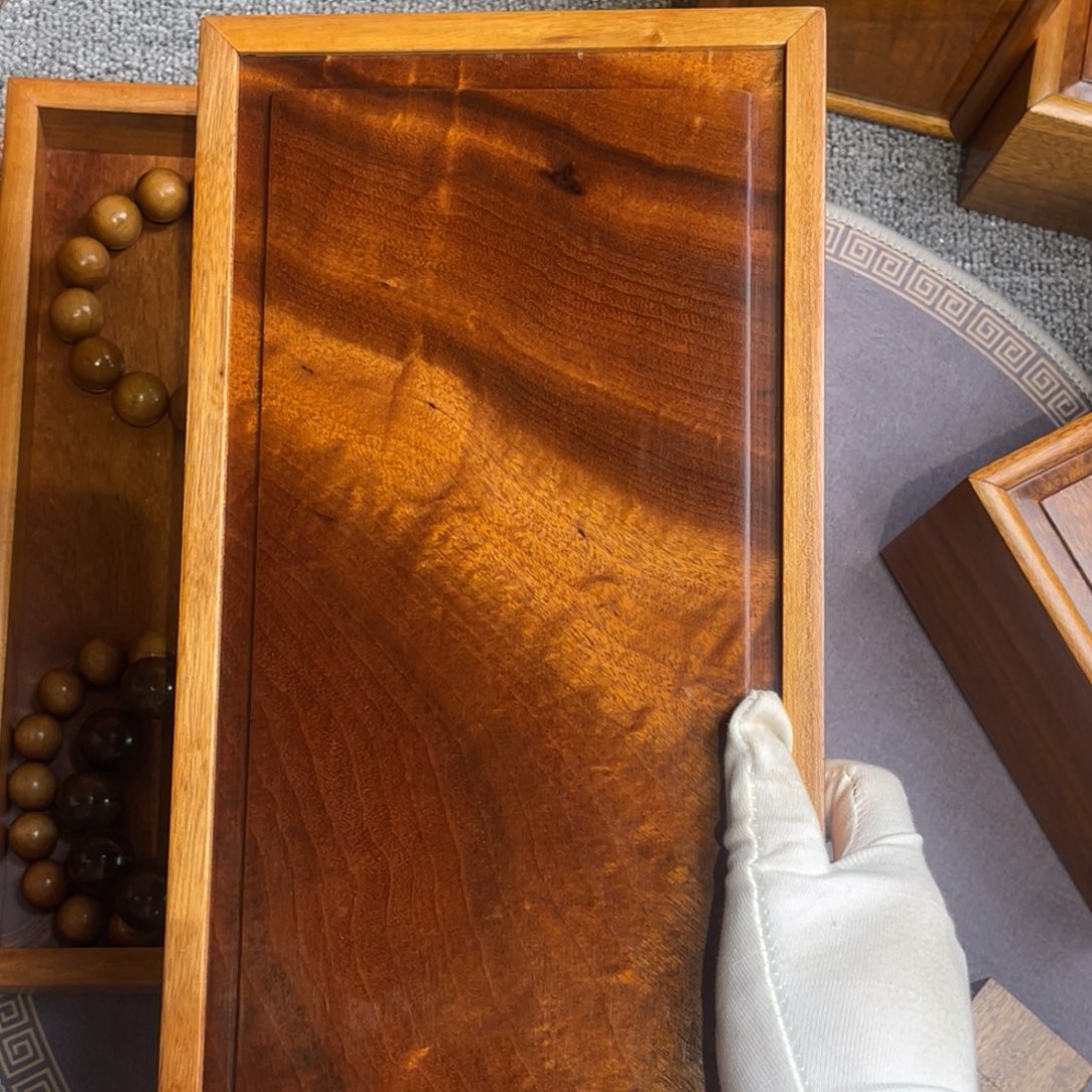 金丝楠紫金文承盘