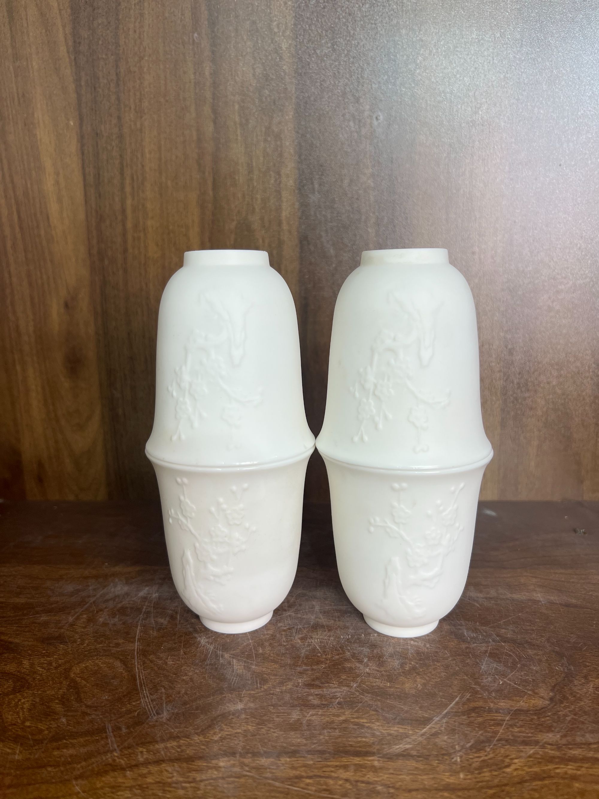 B572景德镇制陶瓷梅花主人杯4件