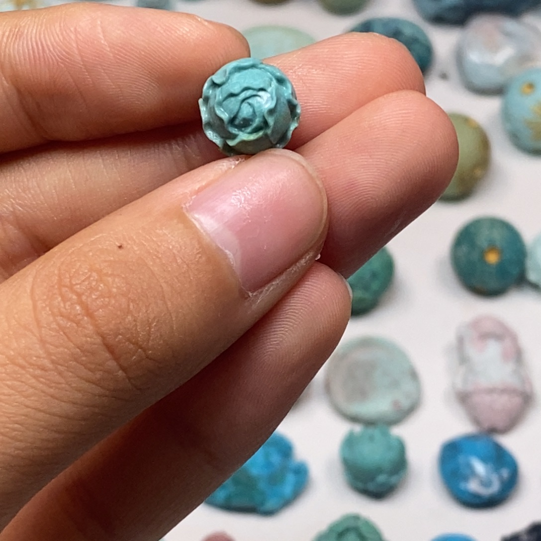 绿松石未镶嵌配饰