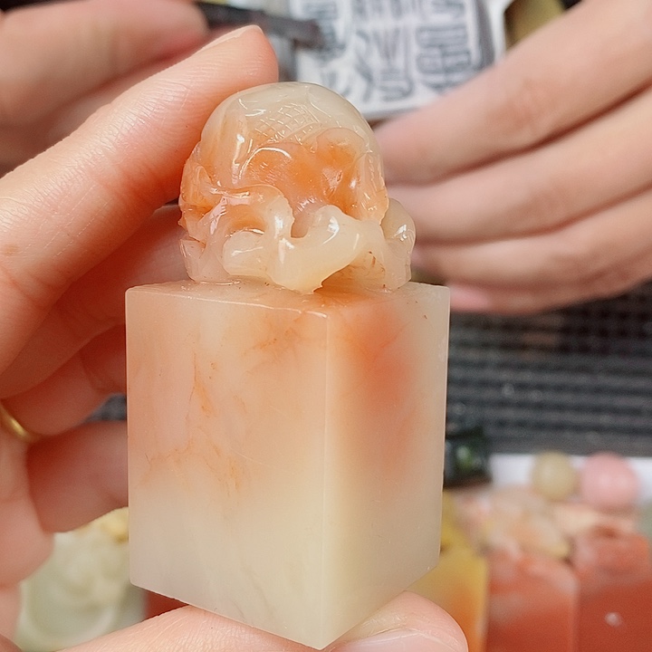 寿山石现场直播手工