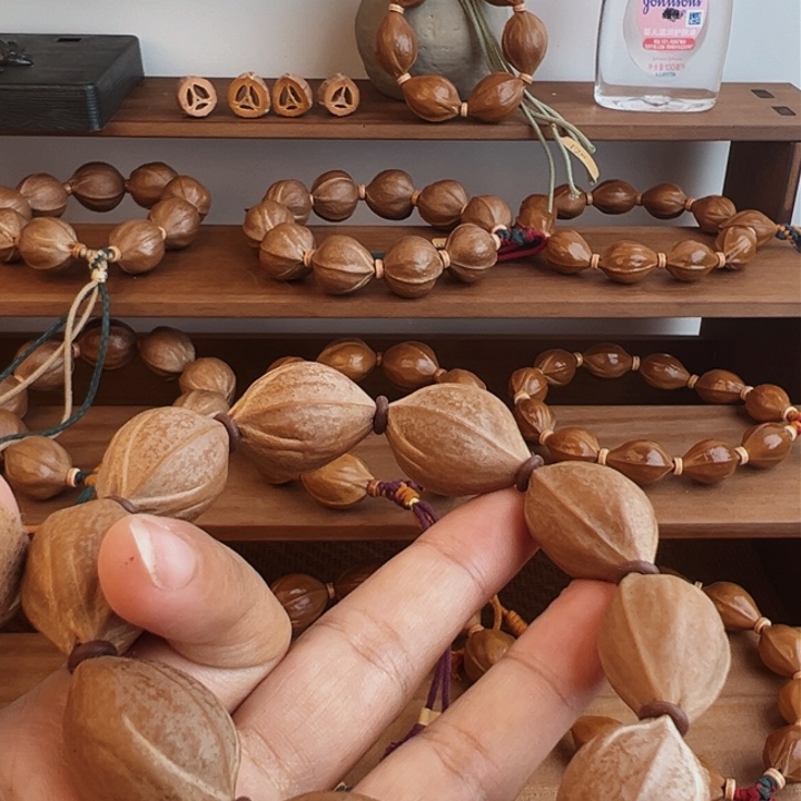 橄榄核手串/手链强****?梅林铁核18x27 