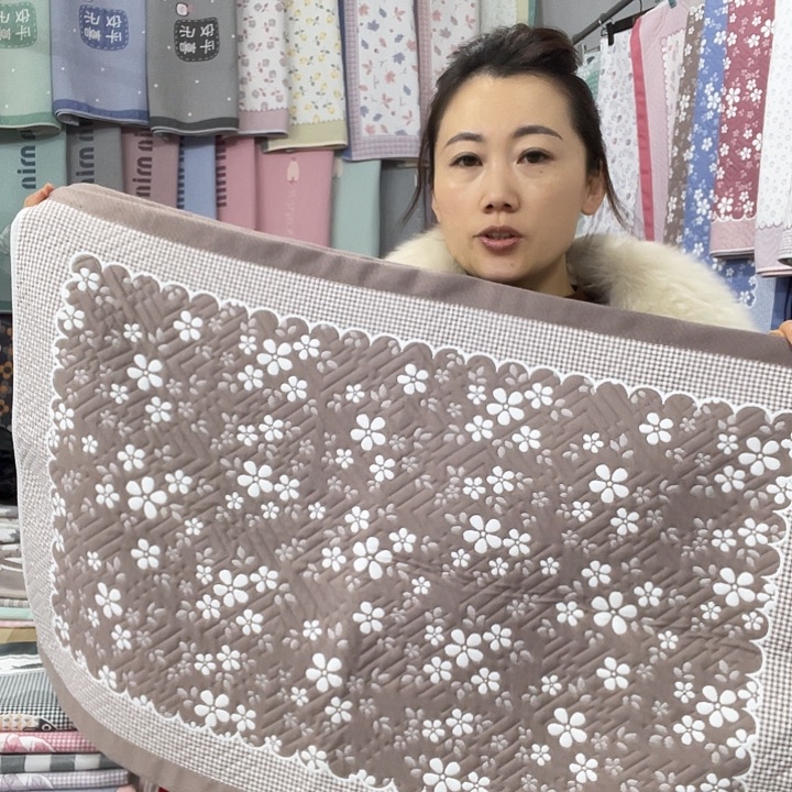 棉特价促销咖色雪花