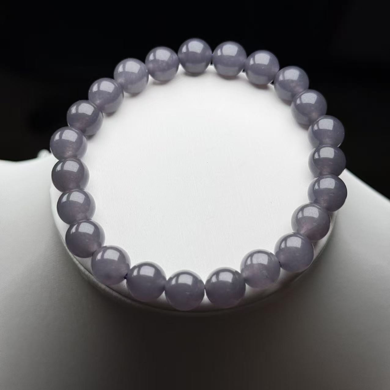 冰烟紫卡8m手串-A2070