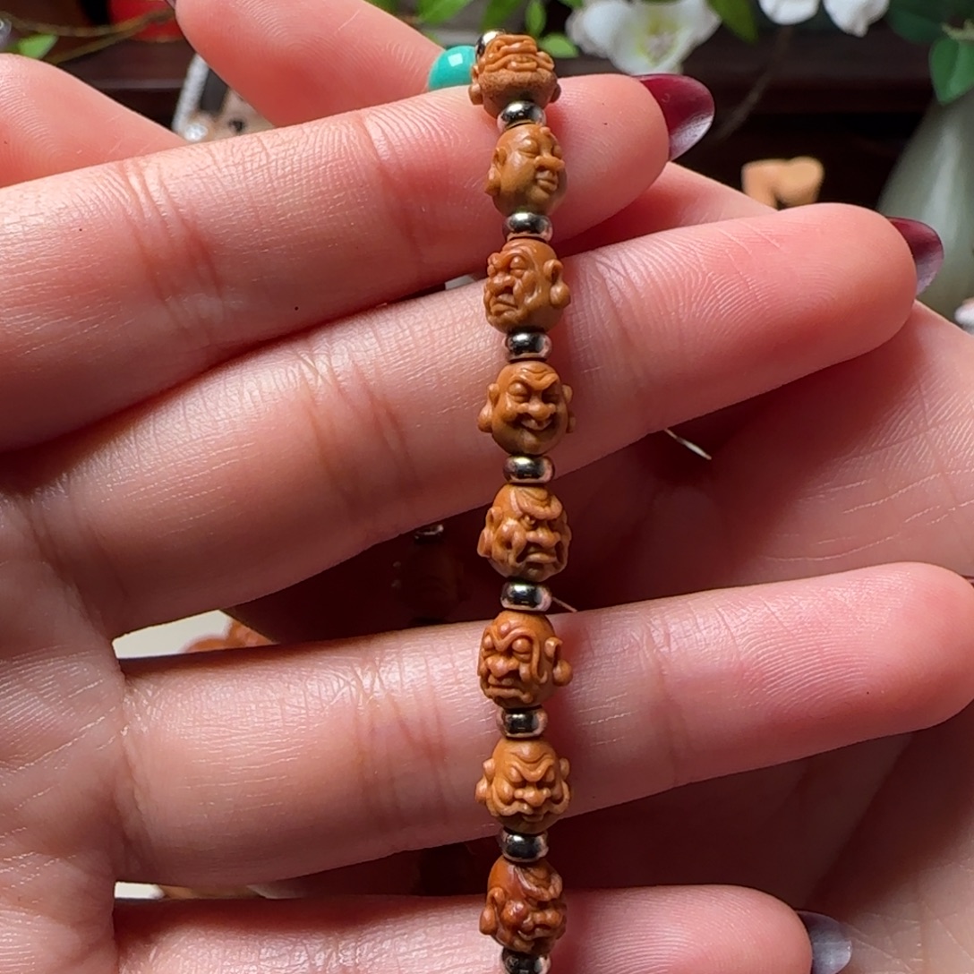 橄榄核手串/手链核尖18罗汉