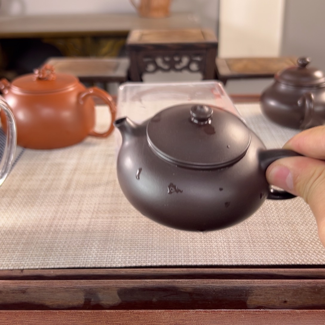 紫砂原矿紫砂 微瑕茶壶激****哥