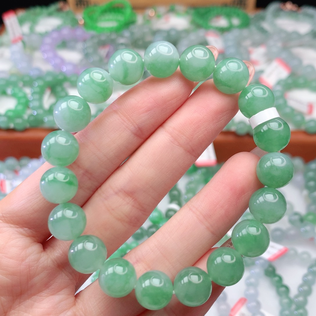 翡翠手链未镶嵌翡翠10mm