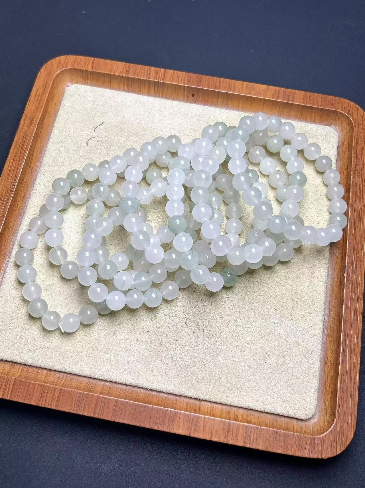 1020-天然保真天山翠卡8+手串（拍一发一 多样性发货）