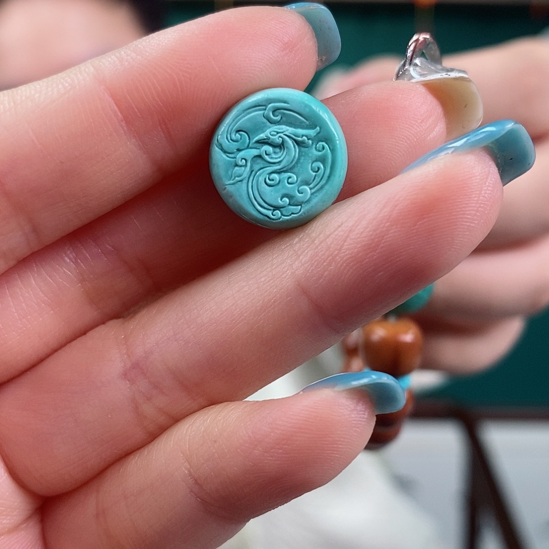 绿松石珠宝奇石未镶嵌