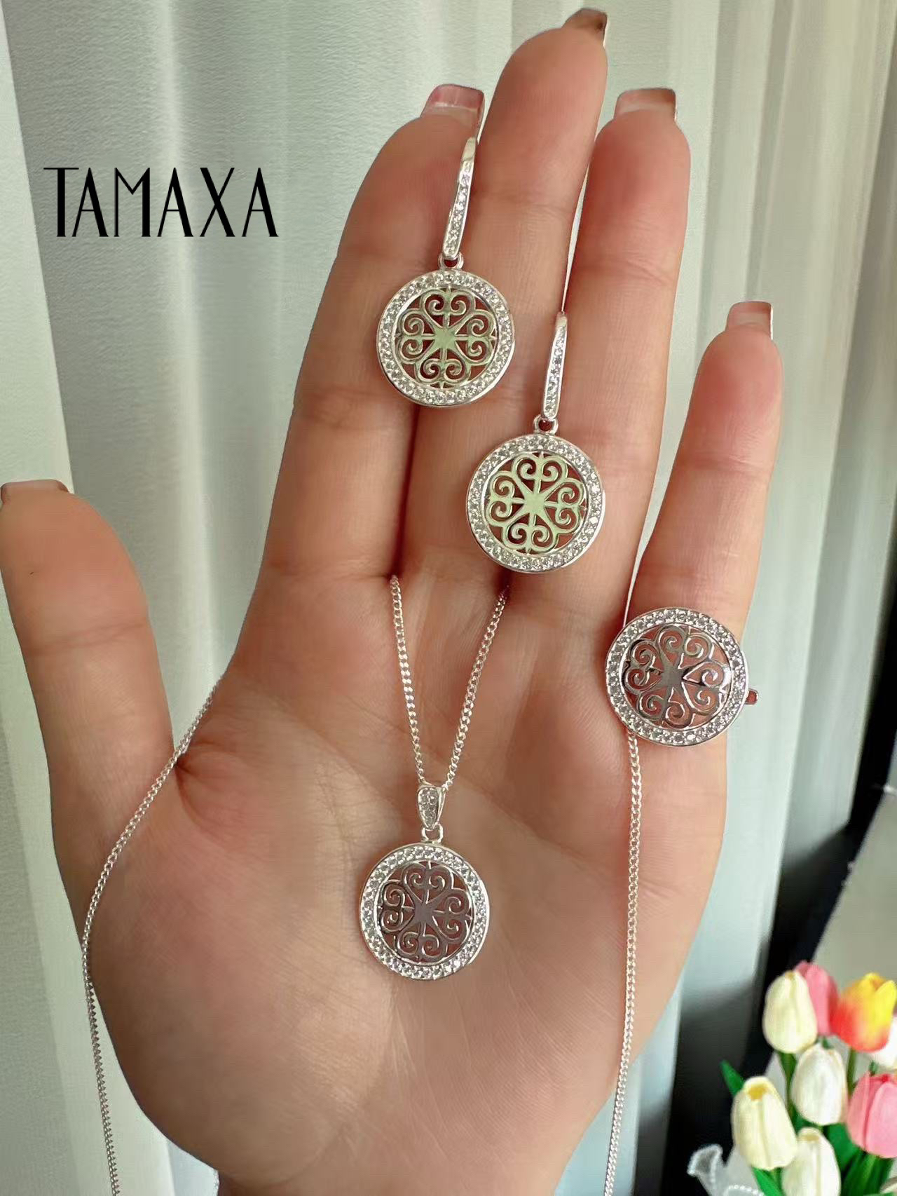 足银银制品 Tamaxa纯银三件套