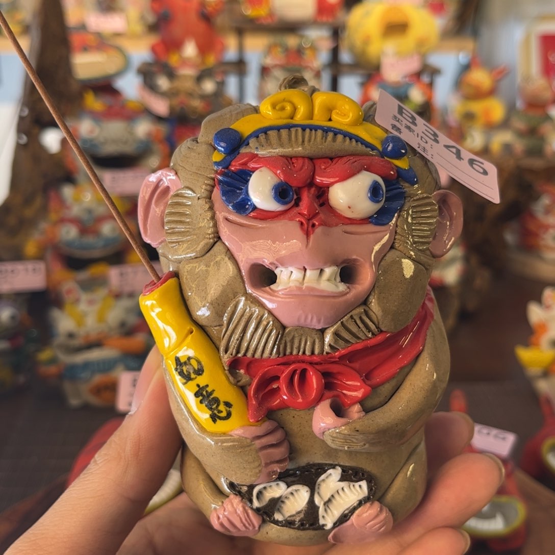 泥塑纯手工茶宠摆件