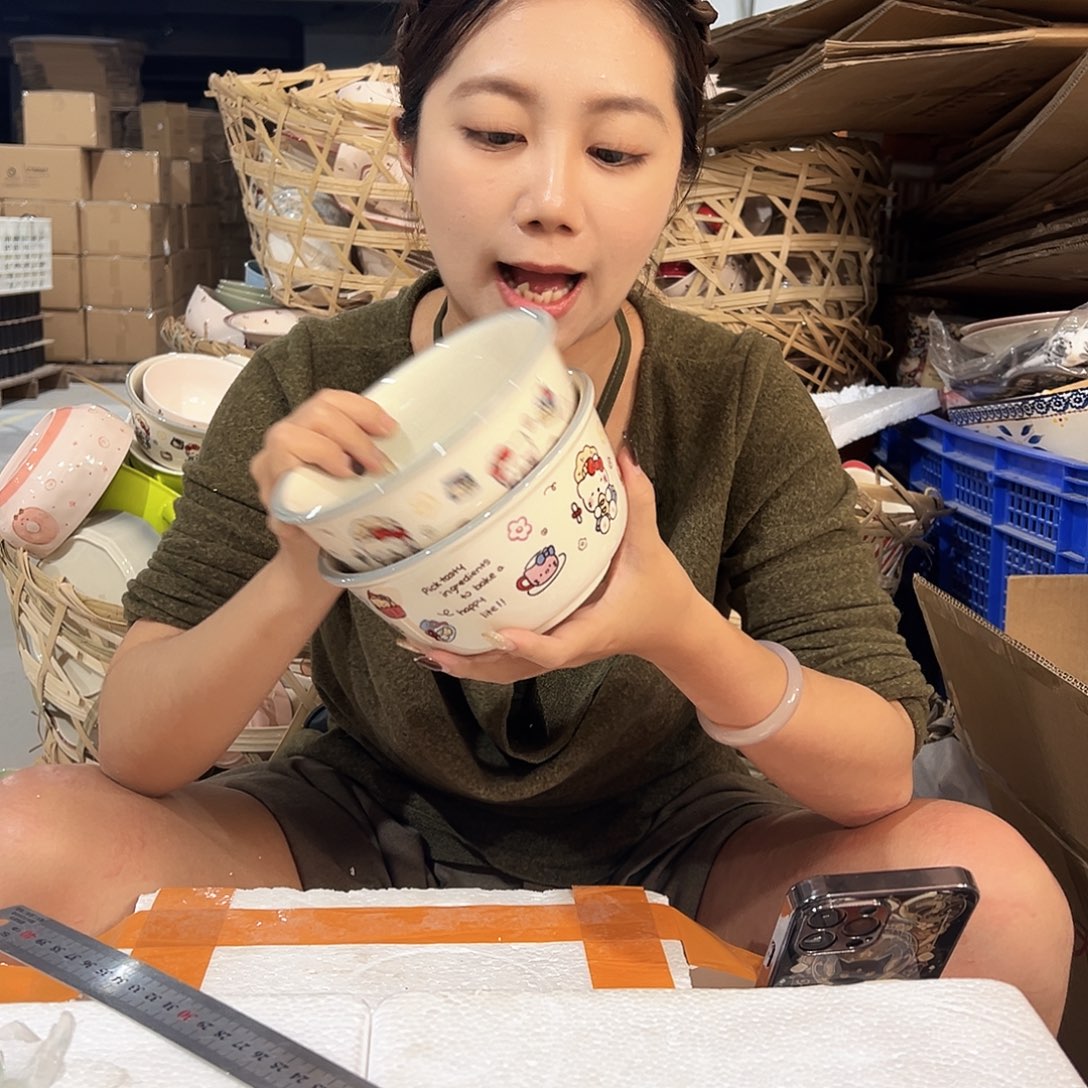 潮州陶瓷工厂微瑕6寸