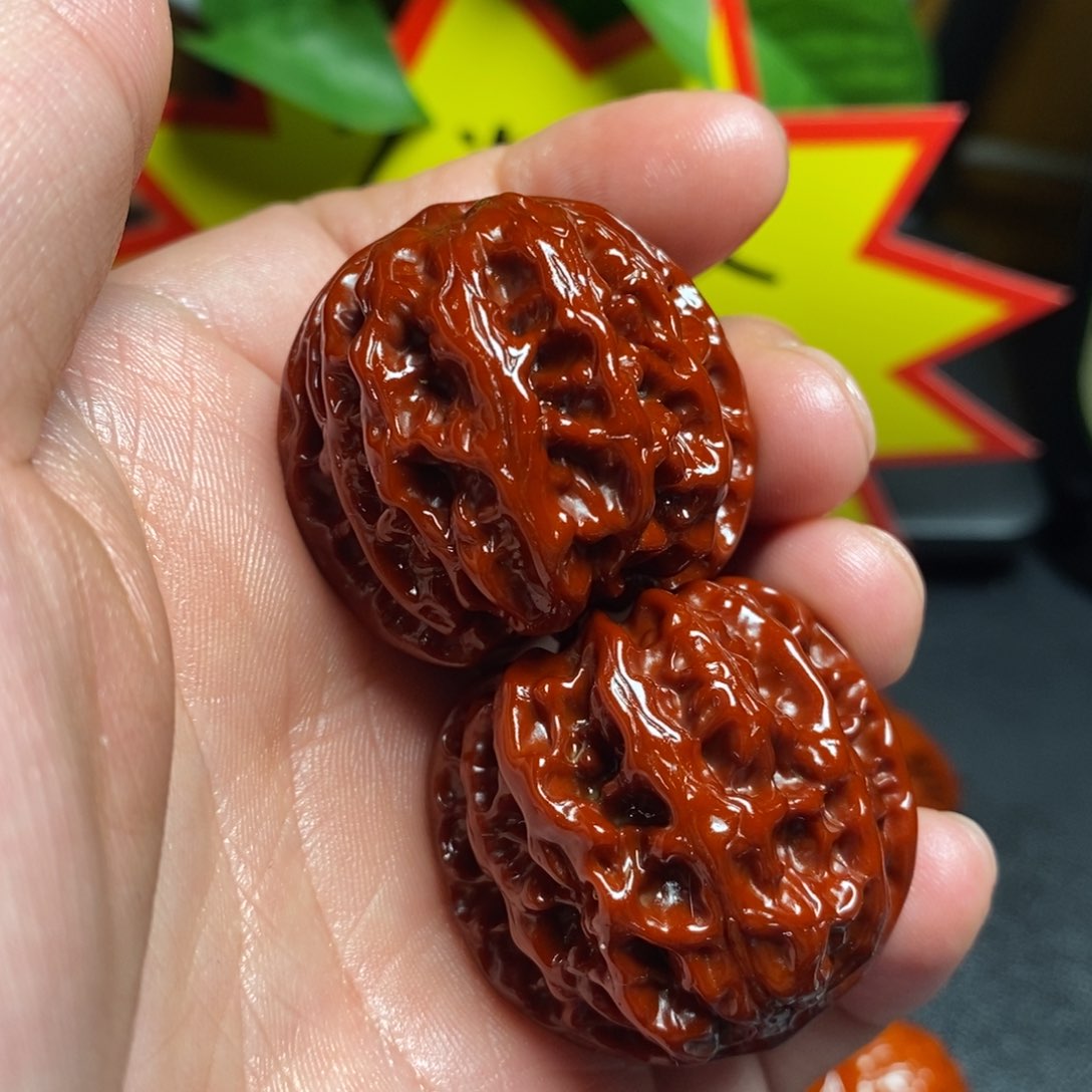 文玩核桃吊坠34苹果