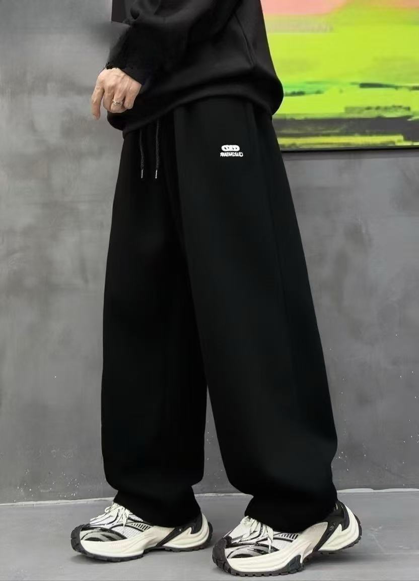 【两条装】加绒+春秋休闲卫裤；百搭宽松休闲裤